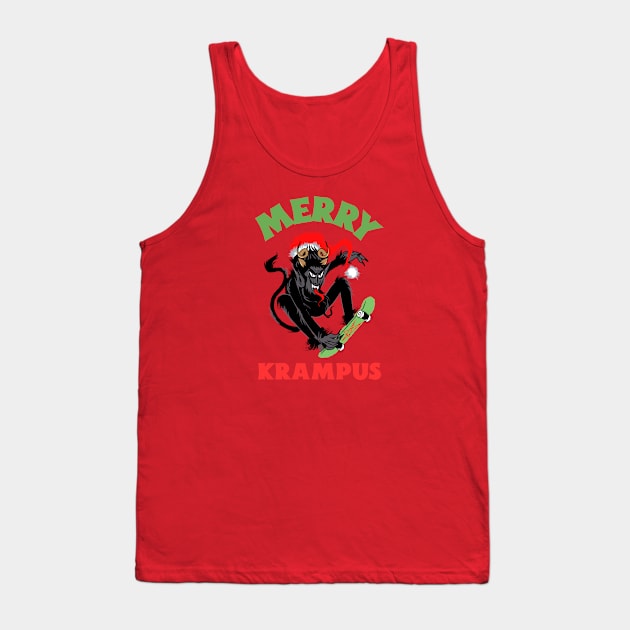 Merry Krampus Tank Top by Curio Pop Relics